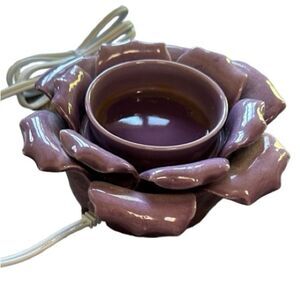 Scentsy Purple Flower Electric Wax Warmer